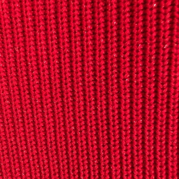 Liz Claiborne PM stunning red sweater - Picture 5 of 7